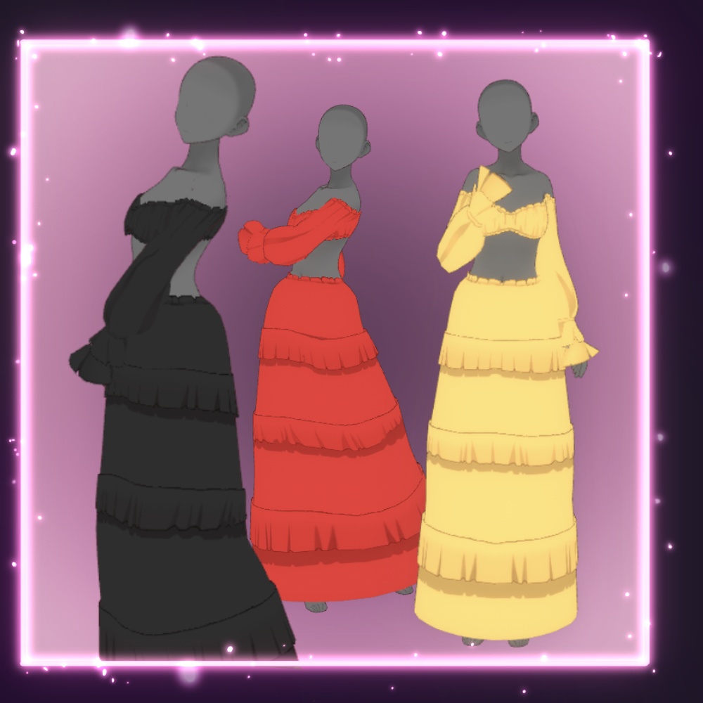 VROID | Frilled Dress