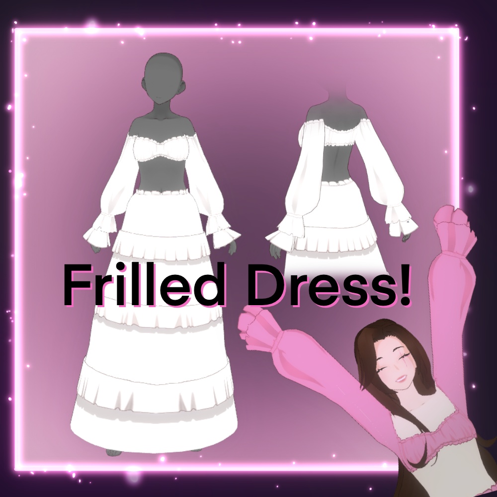 VROID | Frilled Dress