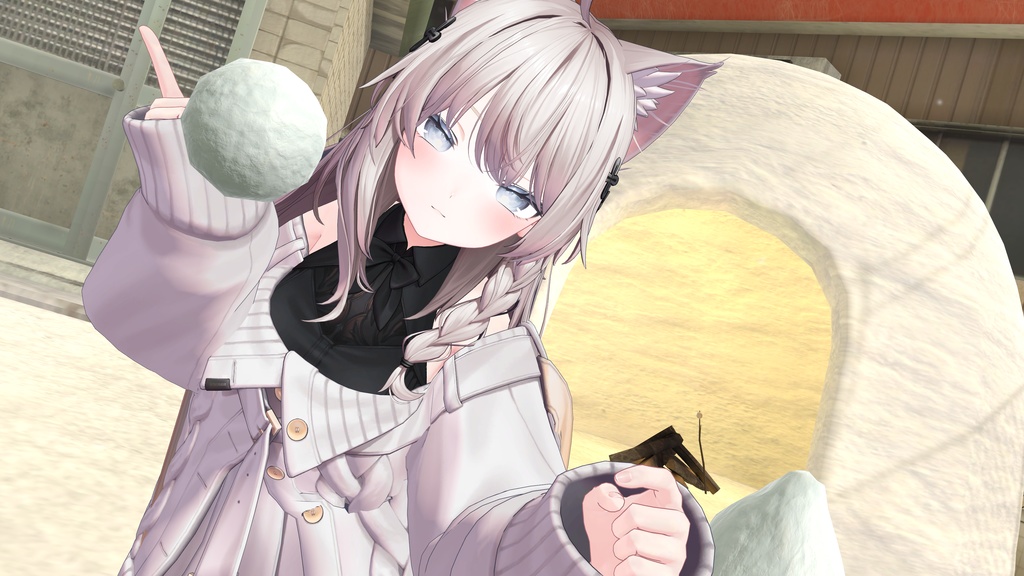 【無料】ゆきなげ!【 VRChatアバターギミック】