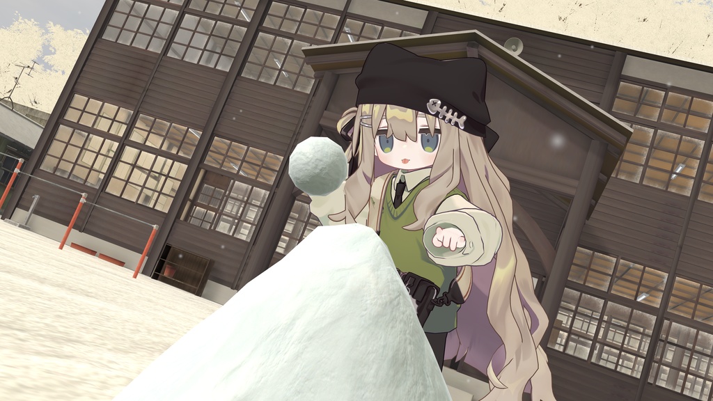 【無料】ゆきなげ!【 VRChatアバターギミック】