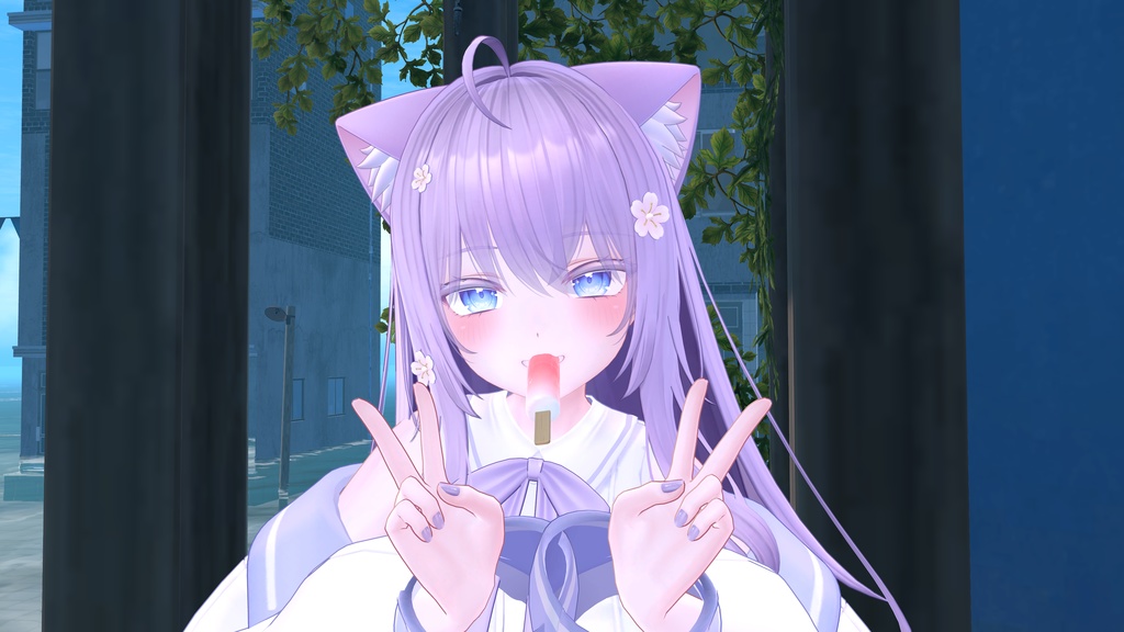 夏を感じるアイスキャンディー【VRChatアバターギミック】