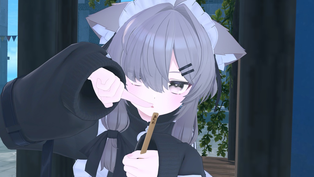 夏を感じるアイスキャンディー【VRChatアバターギミック】