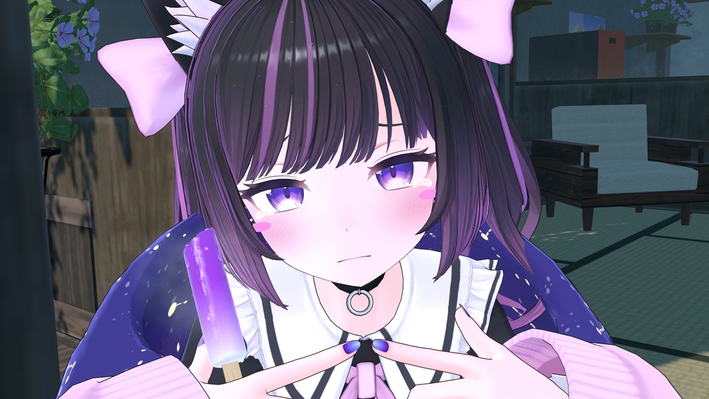 夏を感じるアイスキャンディー【VRChatアバターギミック】