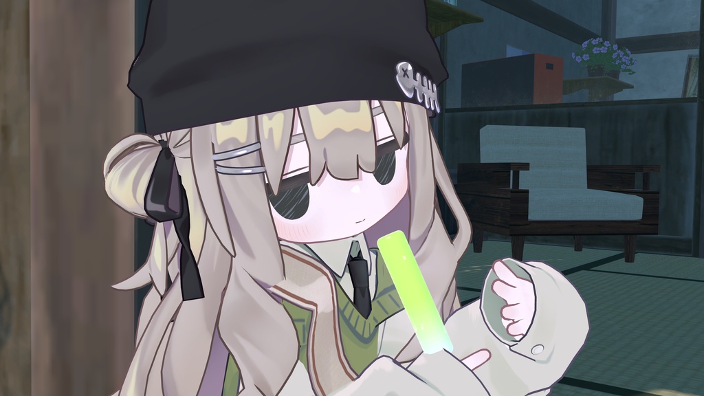 夏を感じるアイスキャンディー【VRChatアバターギミック】