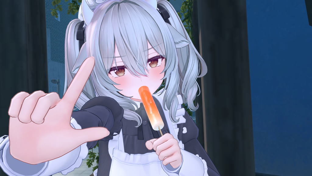 夏を感じるアイスキャンディー【VRChatアバターギミック】