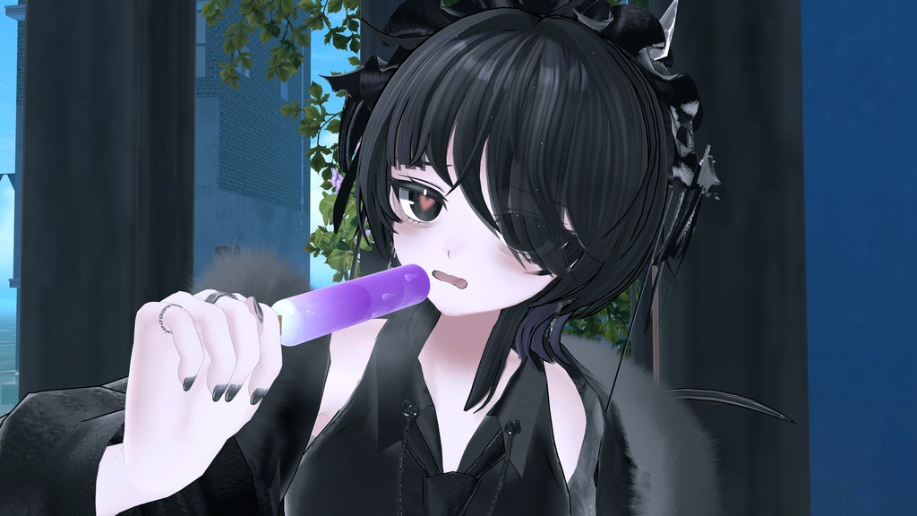 夏を感じるアイスキャンディー【VRChatアバターギミック】