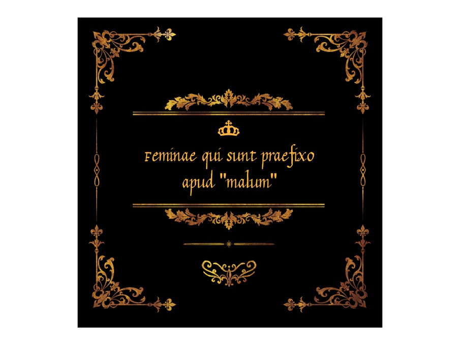 Feminae qui sunt praefixo apud "malum"