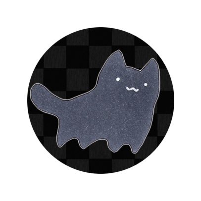 ねこ缶バッヂH