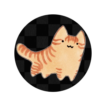 ねこ缶バッヂK