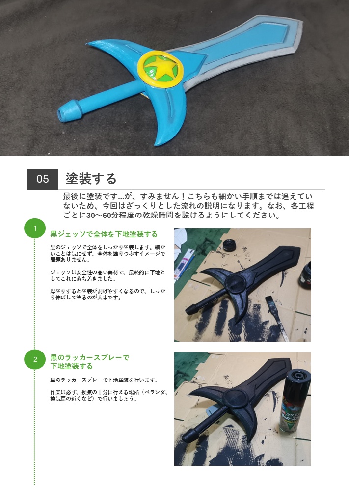 【電子版】たった1日でそれっぽく仕上げる武器造形の作り方