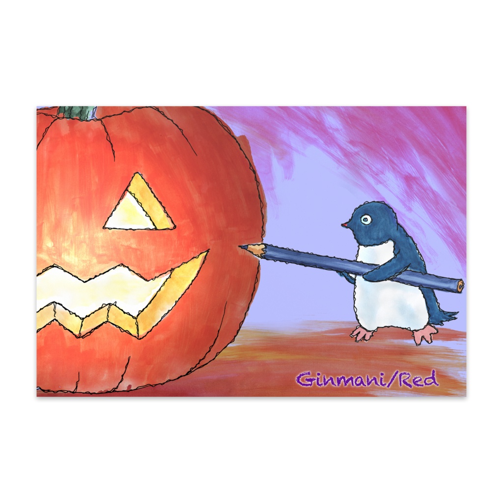 ペンギンポストカード（10枚）「ハロウィーン」