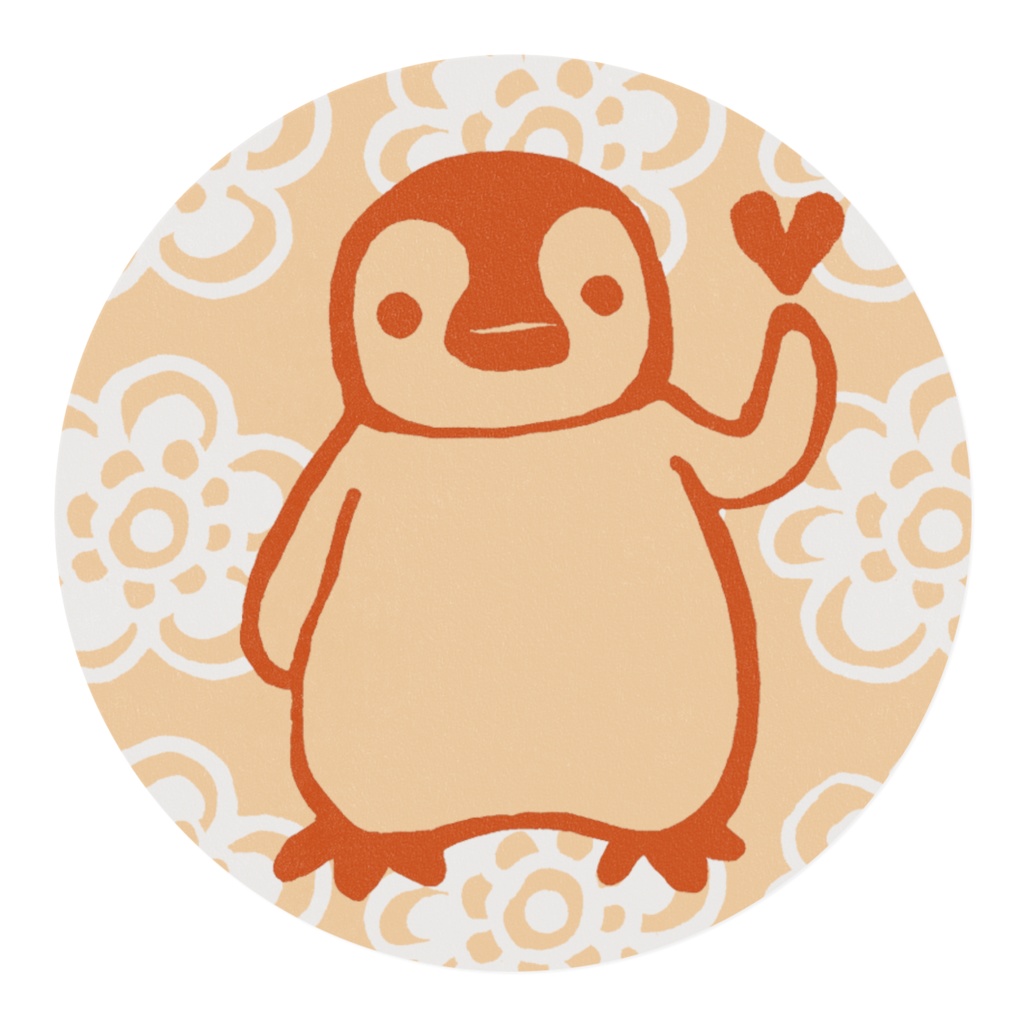 ペンギンマスキングテープ(メヘンディ)