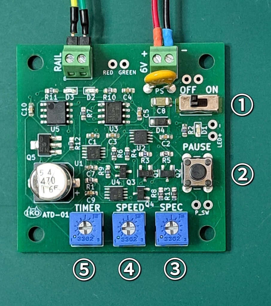 Nゲージ用「往復自動運転基板」(ATD-01)