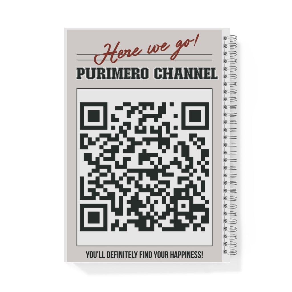 ぷりめろリングノート Here We Go ぷりん版 B5サイズ/A5 サイズ