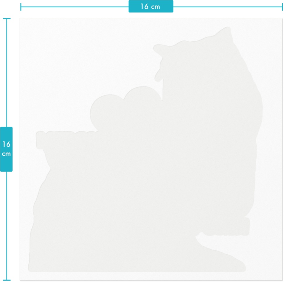 ぷりめろステッカー Aタイプ サイズ、デザイン2展開