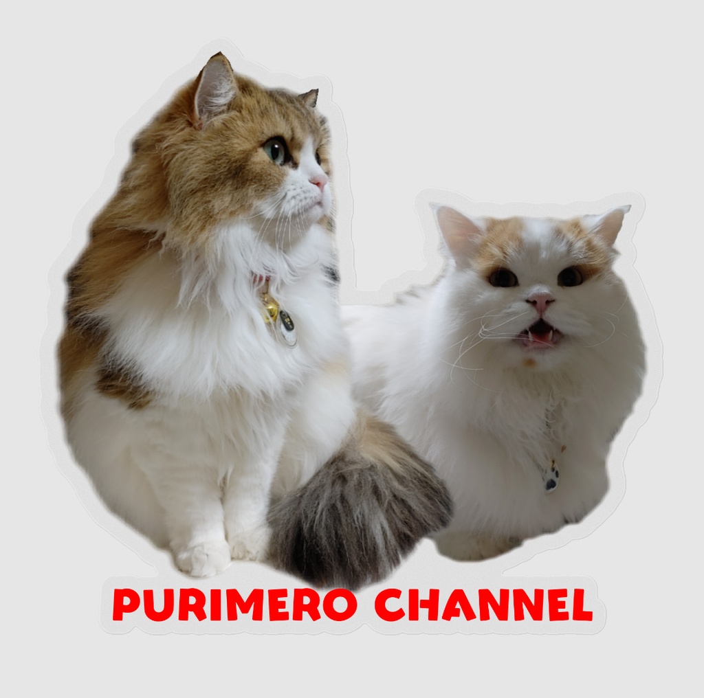 ぷりめろステッカー Bタイプ サイズ、デザイン3展開