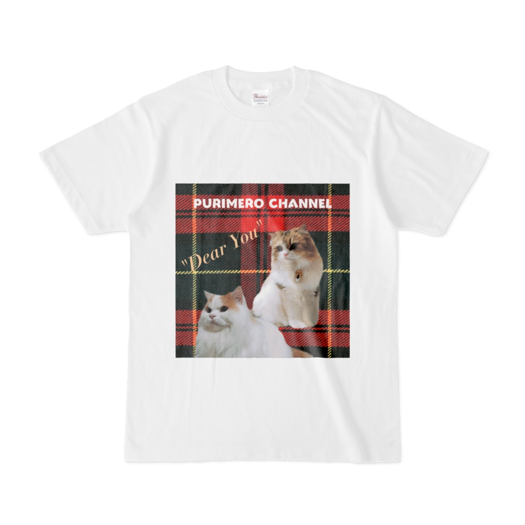 ぷりめろTシャツ「Dear You」ホワイト サイズ4展開S/M/L/XL