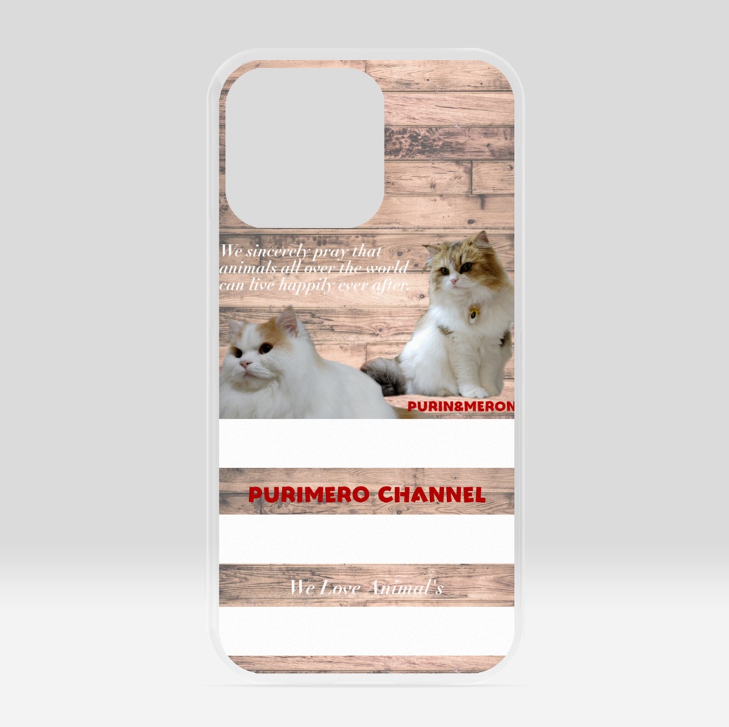 ぷりめろiPhoneケースクリア「Wood Dream」バージョンアップモデル iPhone13/13Pro/13ProMax 13シリーズ以下はご相談下さい💕