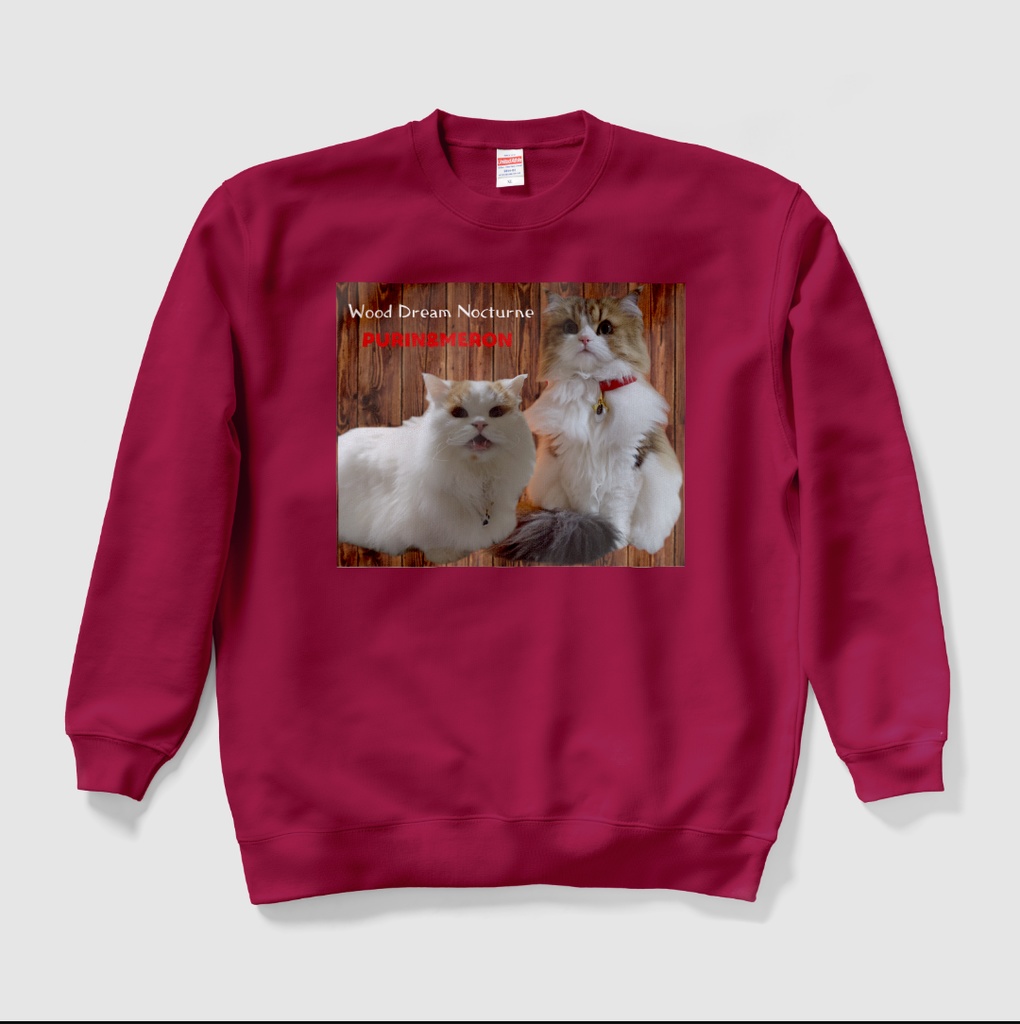 ぷりめろスウェット「Wood Dream Nocturne」カラー6展開 サイズ4展開 Unisex 男女兼用