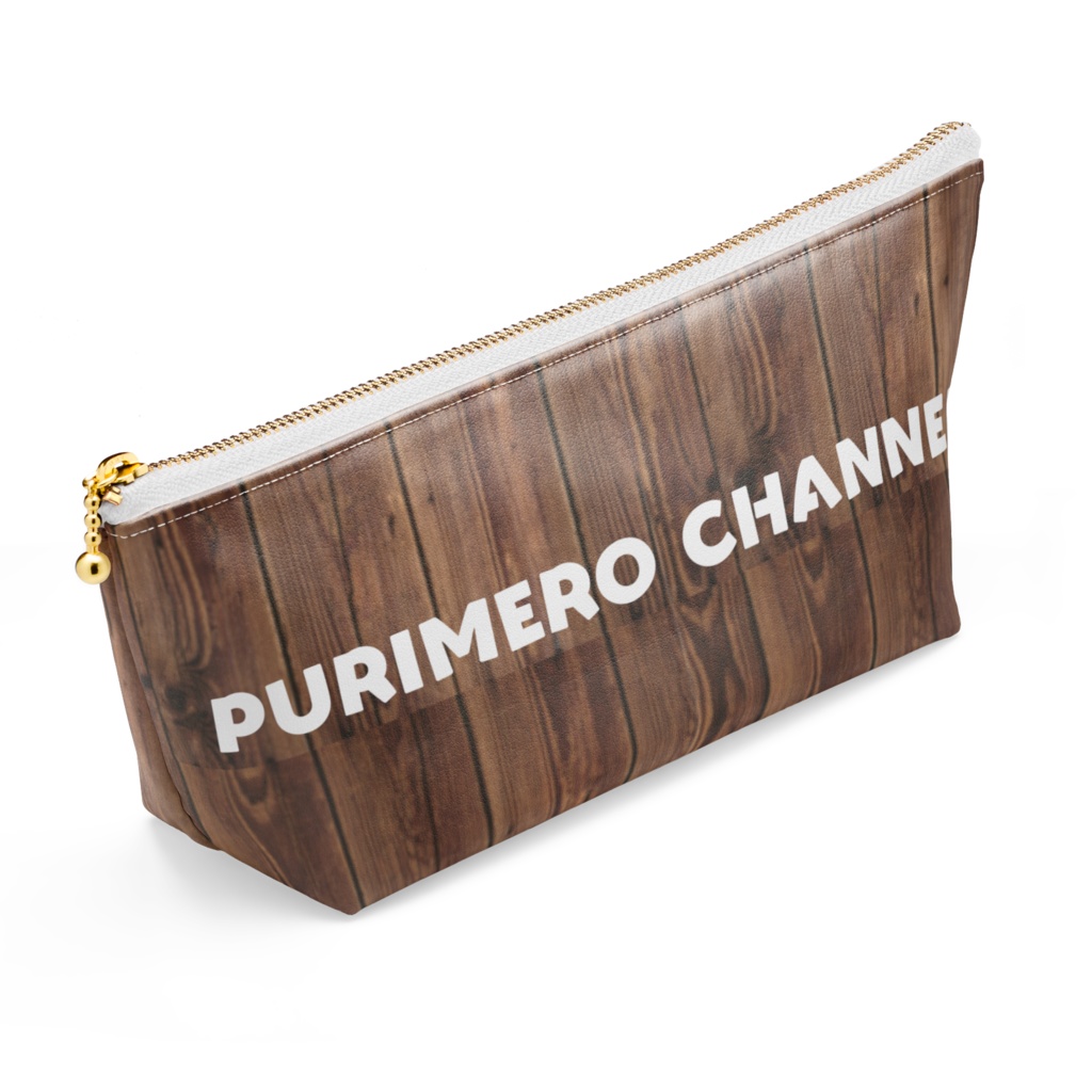ぷりめろ合皮レザーポーチ「Wood Dream Nocturne」