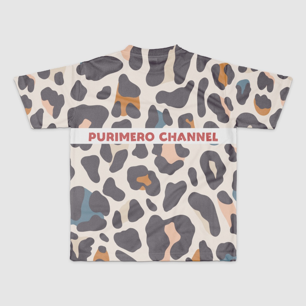 ぷりめろフルグラフィックTシャツ「Colorful Leopard」サイズ4展開S/M/L/XL Unisex 男女兼用