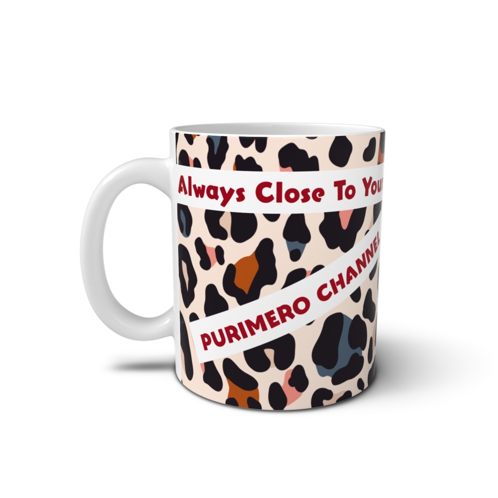 ぷりめろマグカップ「Colorful Leopard」