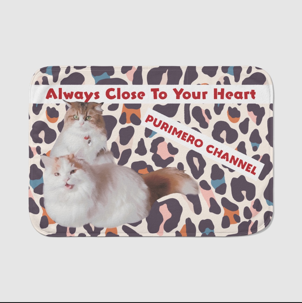 ぷりめろブランケット「Colorful Leopard」デザイン2展開