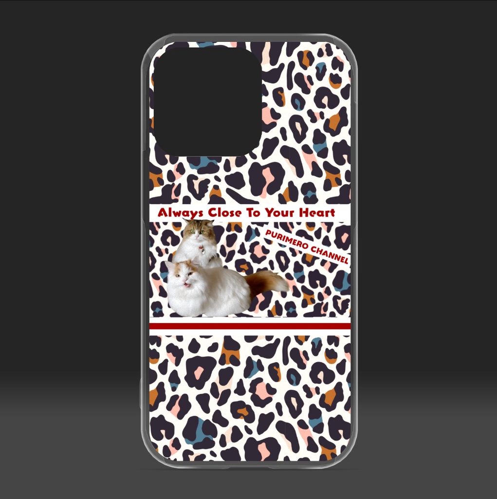 ぷりめろiPhoneケースクリア「Colorful Leopard」iPhone13/iPhone13Pro/iPhone13ProMax 13以下シリーズご相談下さいませ💕