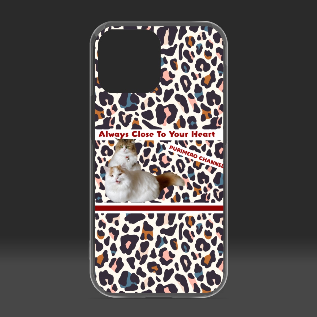 ぷりめろiPhoneケースクリア「Colorful Leopard」iPhone13/iPhone13Pro/iPhone13ProMax 13以下シリーズご相談下さいませ💕