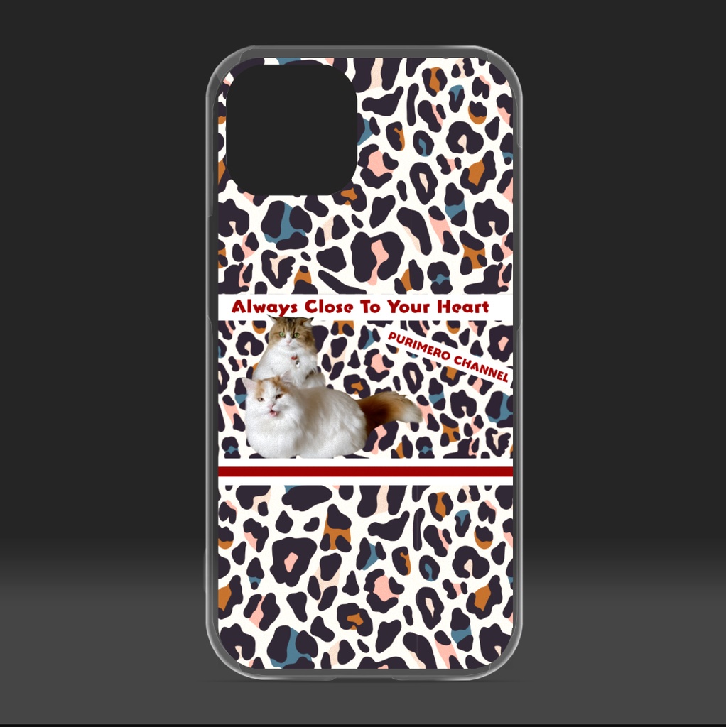 ぷりめろiPhoneケースクリア「Colorful Leopard」iPhone13/iPhone13Pro/iPhone13ProMax 13以下シリーズご相談下さいませ💕