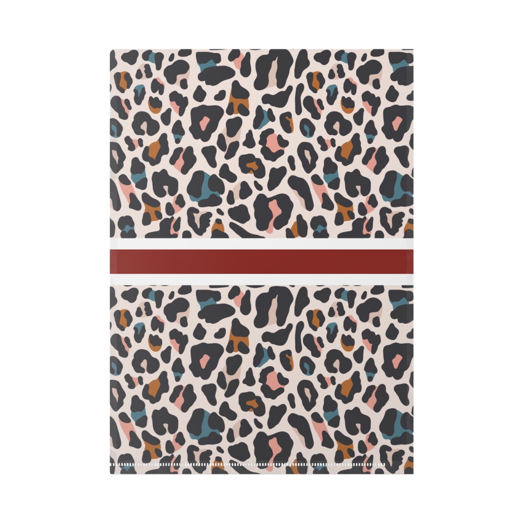 ぷりめろクリアファイル「Colorful Leopard」サイズ3展開A4/B5/A5