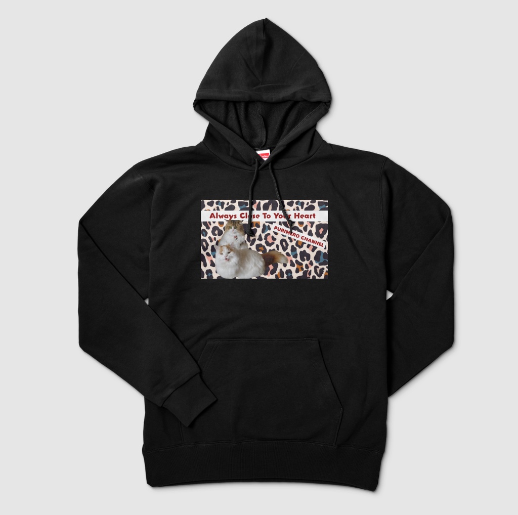 ぷりめろパーカー「Colorful Leopard」カラー5色展開 サイズ4展開S/M/L/XL Unisex 男女兼用