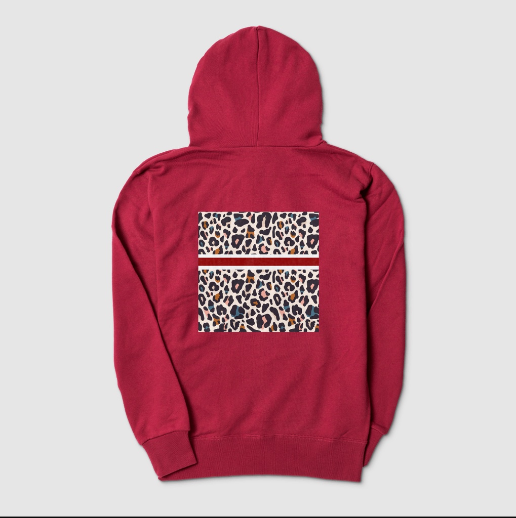 ぷりめろパーカー「Colorful Leopard」カラー5色展開 サイズ4展開S/M/L/XL Unisex 男女兼用