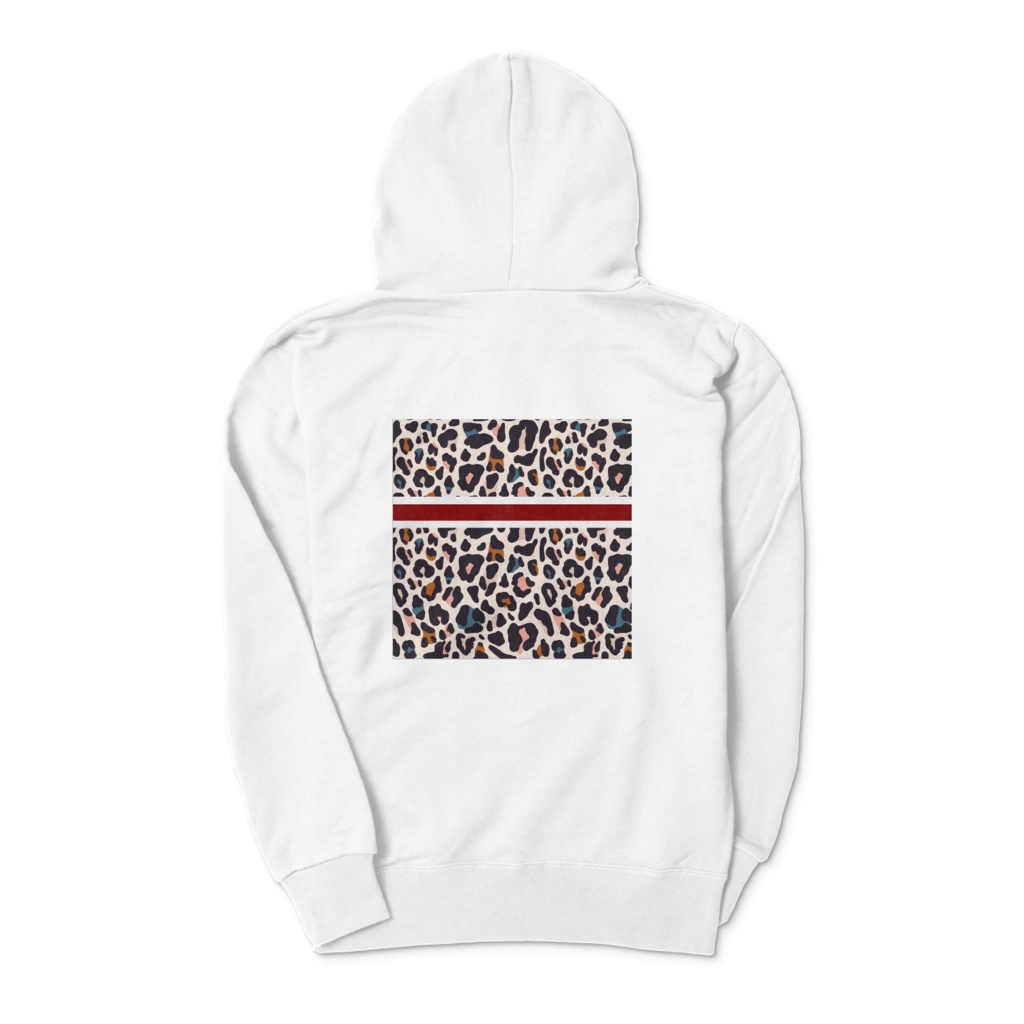 ぷりめろパーカー「Colorful Leopard」カラー5色展開 サイズ4展開S/M/L/XL Unisex 男女兼用