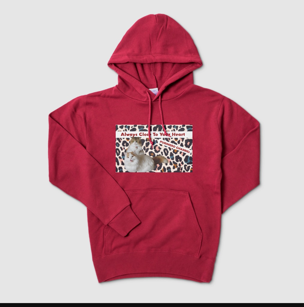 ぷりめろパーカー「Colorful Leopard」カラー5色展開 サイズ4展開S/M/L/XL Unisex 男女兼用
