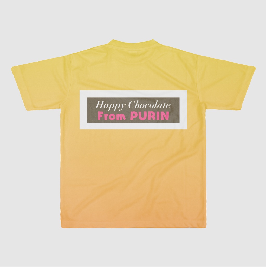 ぷりめろフルグラフィックTシャツ「Happy Chocolate♥From PURIN」