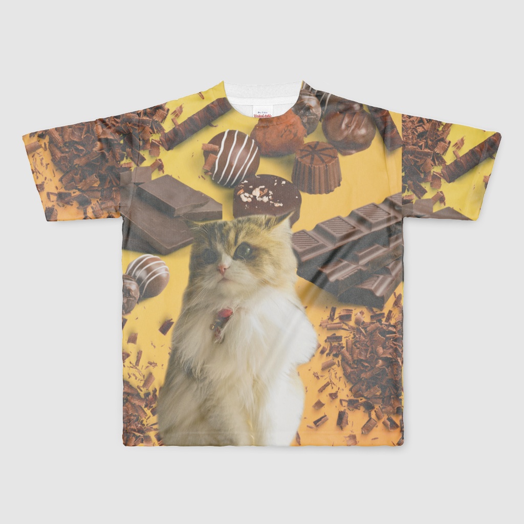 ぷりめろフルグラフィックTシャツ「Happy Chocolate♥From PURIN」