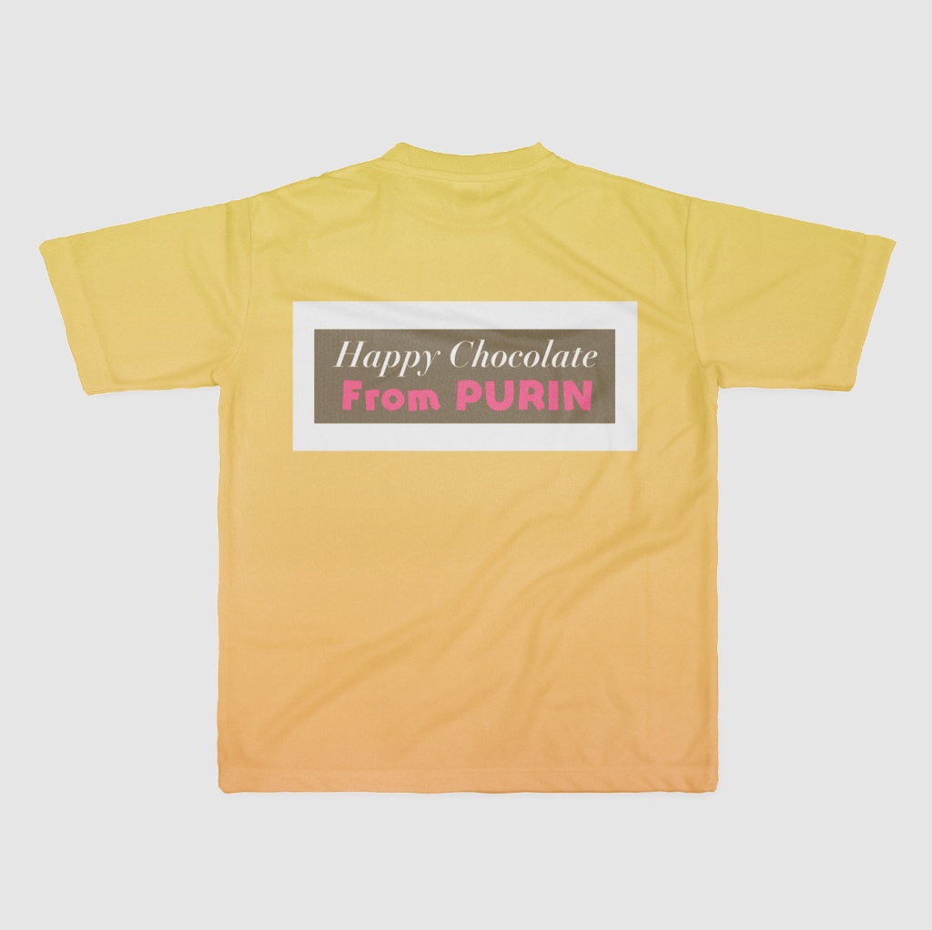 ぷりめろフルグラフィックTシャツ「Happy Chocolate♥From PURIN」