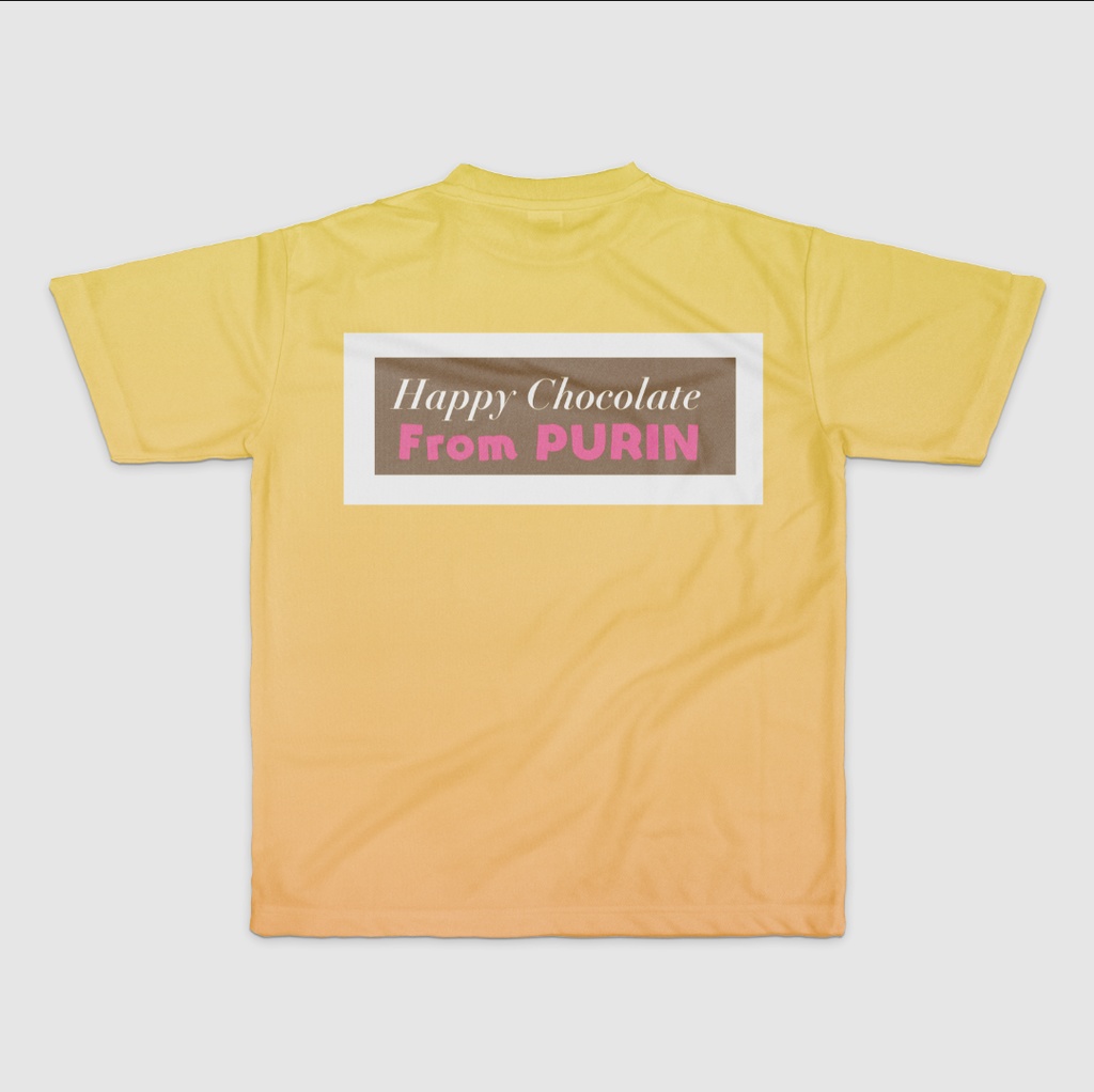 ぷりめろフルグラフィックTシャツ「Happy Chocolate♥From PURIN」