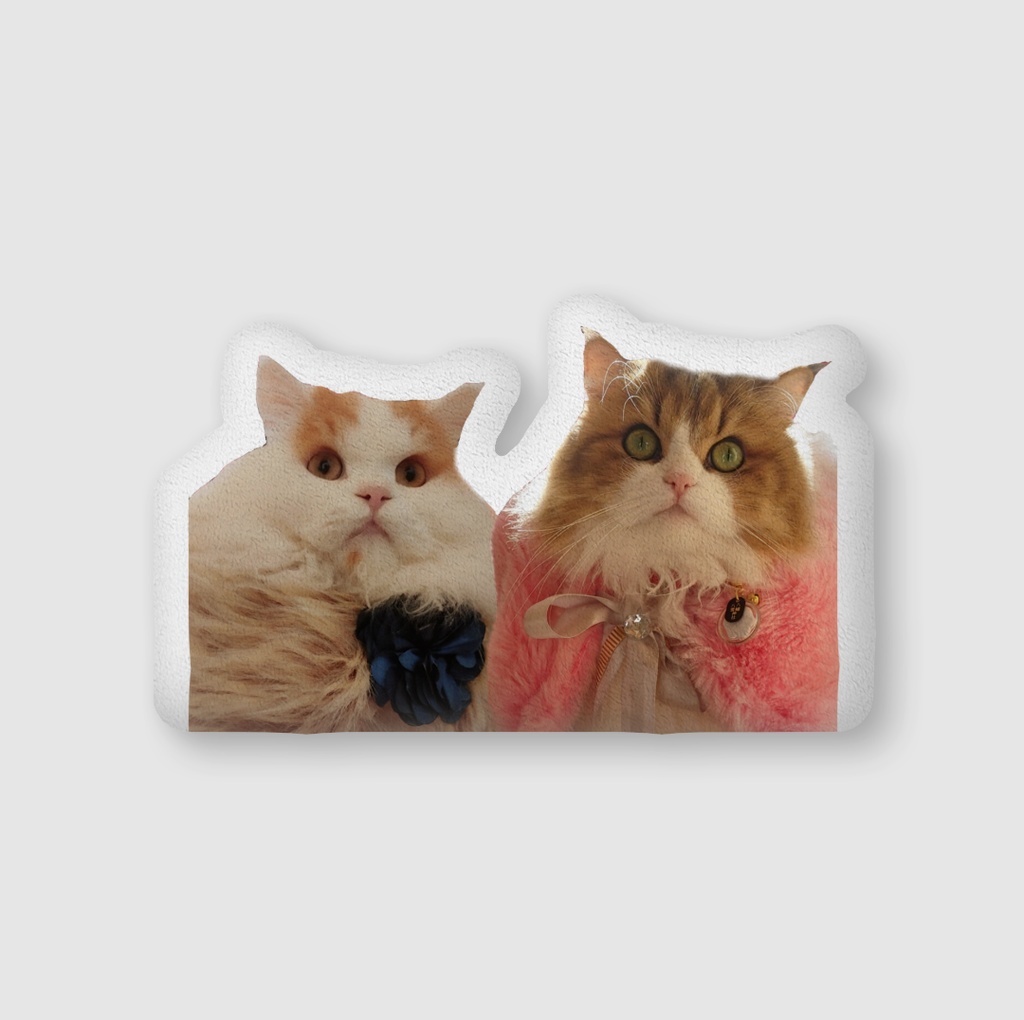 ぷりめろふかふかクッション「Happy Valentine 2024'」サイズ2展開 大/中