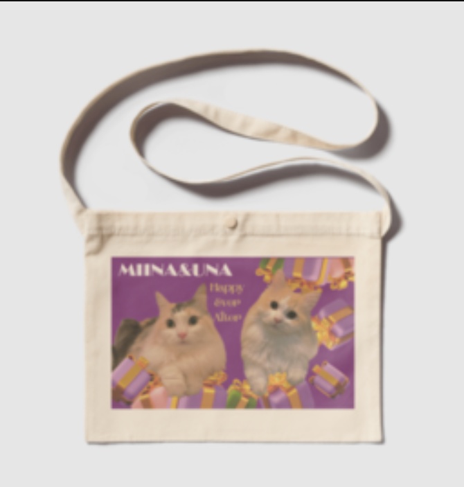 ぷりめろサコッシュ「Friendsシリーズ・第6段」ミーナ&ウナ Happy Ever After