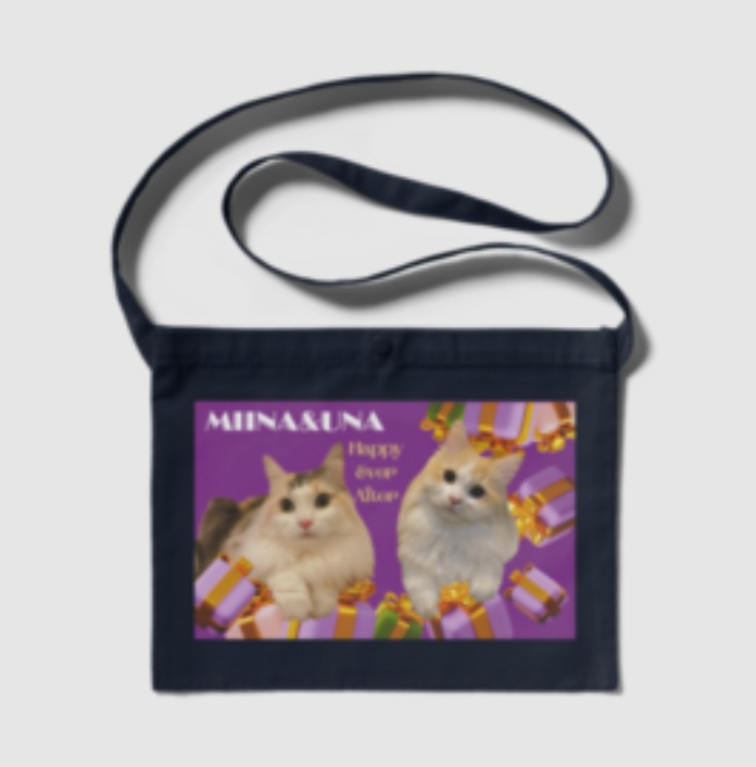 ぷりめろサコッシュ「Friendsシリーズ・第6段」ミーナ&ウナ Happy Ever After