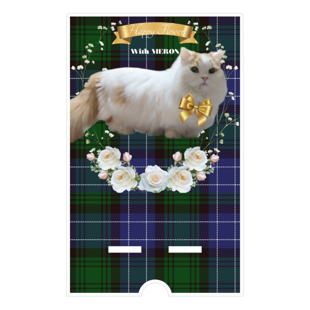 アクリルスマホスタンド「Happy Flower Whth MERON」ホワイトデー2024'Special Edition