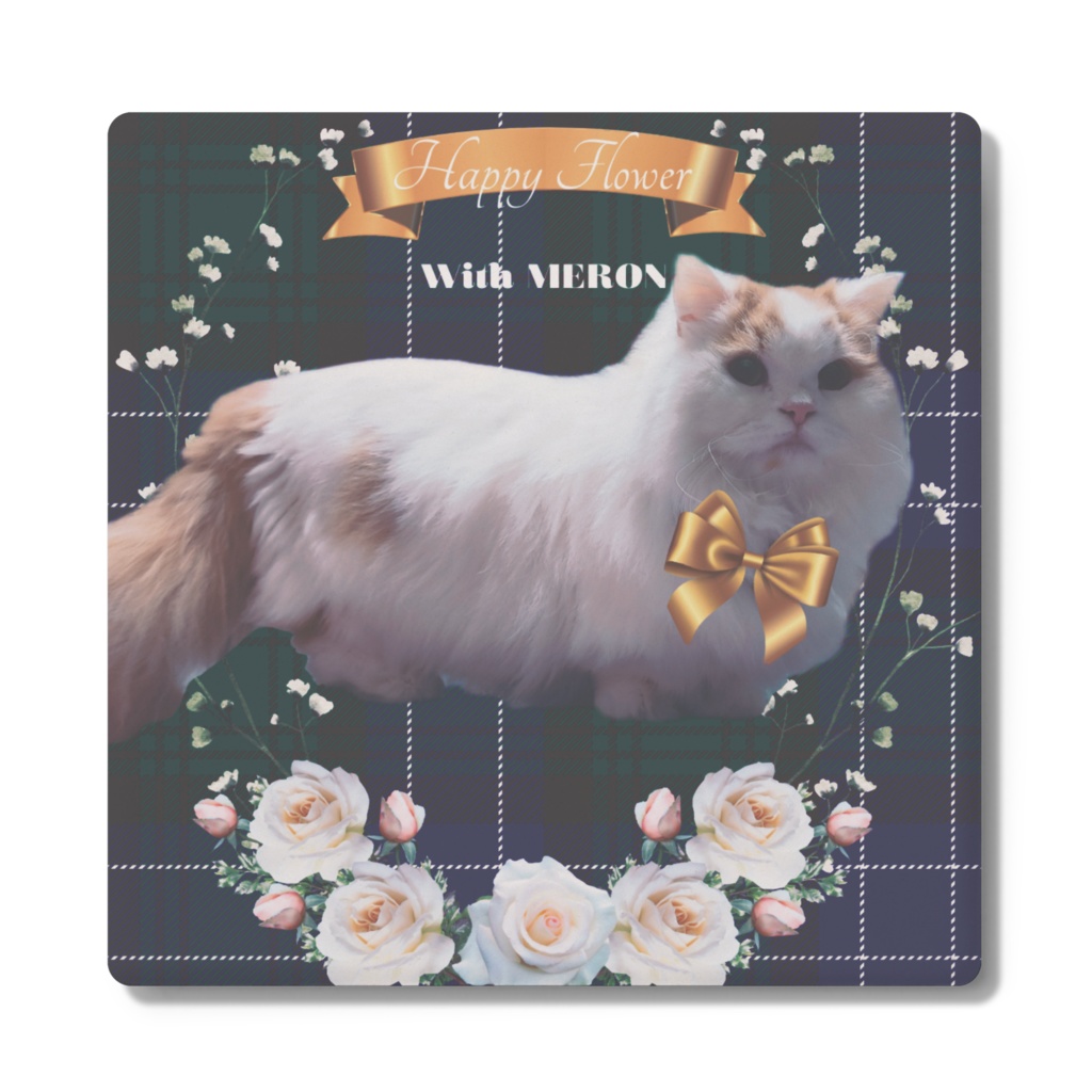 ぷりめろコースター「Happy Flower With MERON」ホワイトデー2024'Special Edition