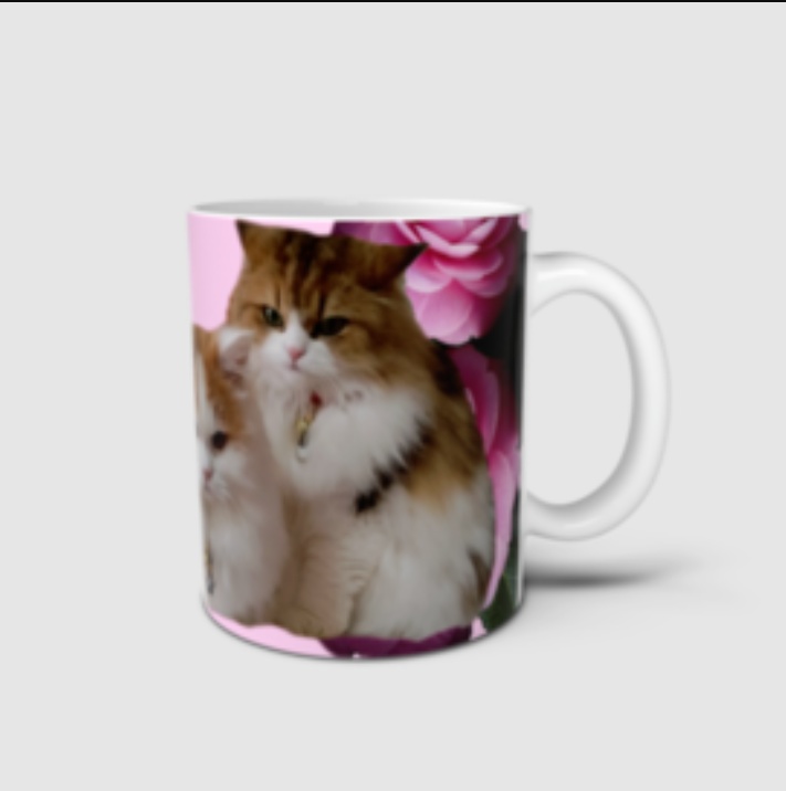 ぷりめろマグカップ「I LOVE YOU」ShirakababiraさんFLOWERフォトコラボシリーズ