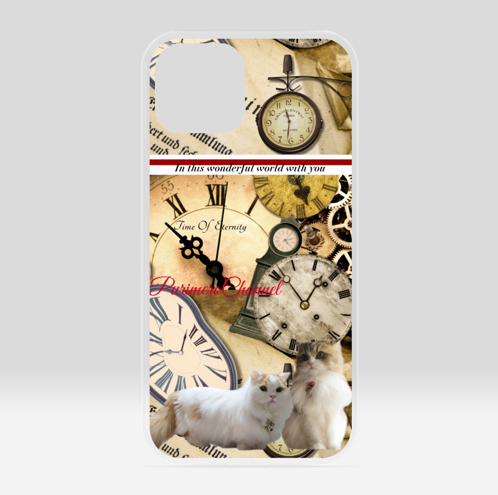 ぷりめろiPhoneケースクリア「Time Of Eternity」iPhone13/13Pro/13ProMAX ※13シリーズ以下ご相談下さい💕