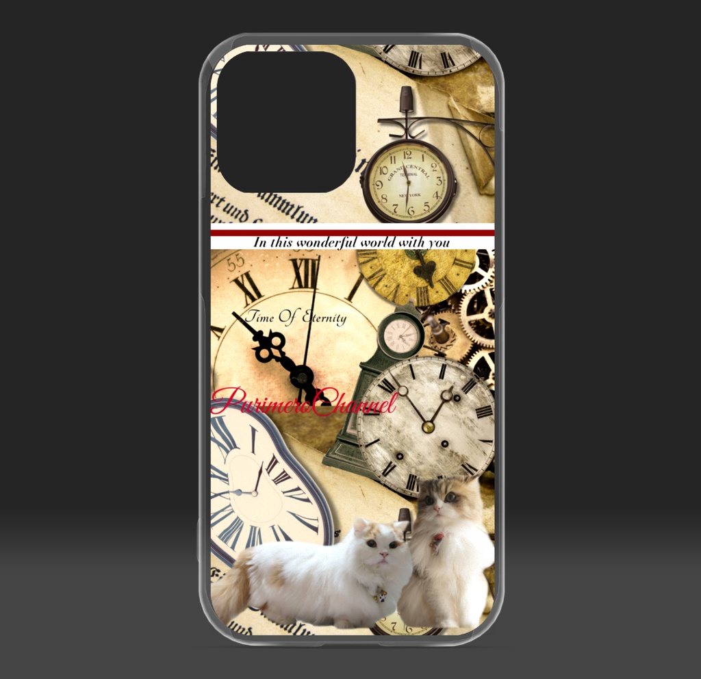 ぷりめろiPhoneケースクリア「Time Of Eternity」iPhone13/13Pro/13ProMAX ※13シリーズ以下ご相談下さい💕