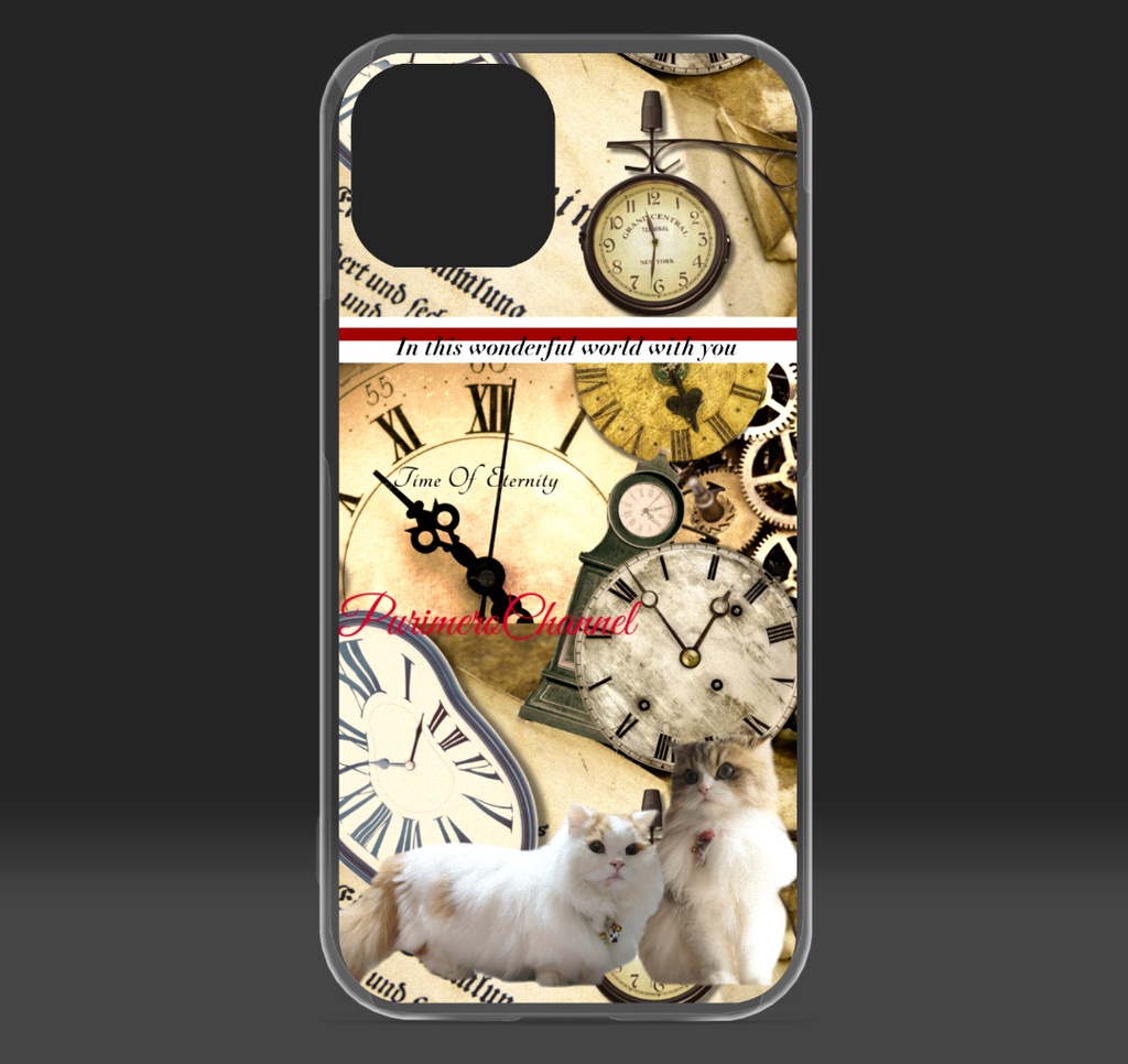 ぷりめろiPhoneケースクリア「Time Of Eternity」iPhone13/13Pro/13ProMAX ※13シリーズ以下ご相談下さい💕