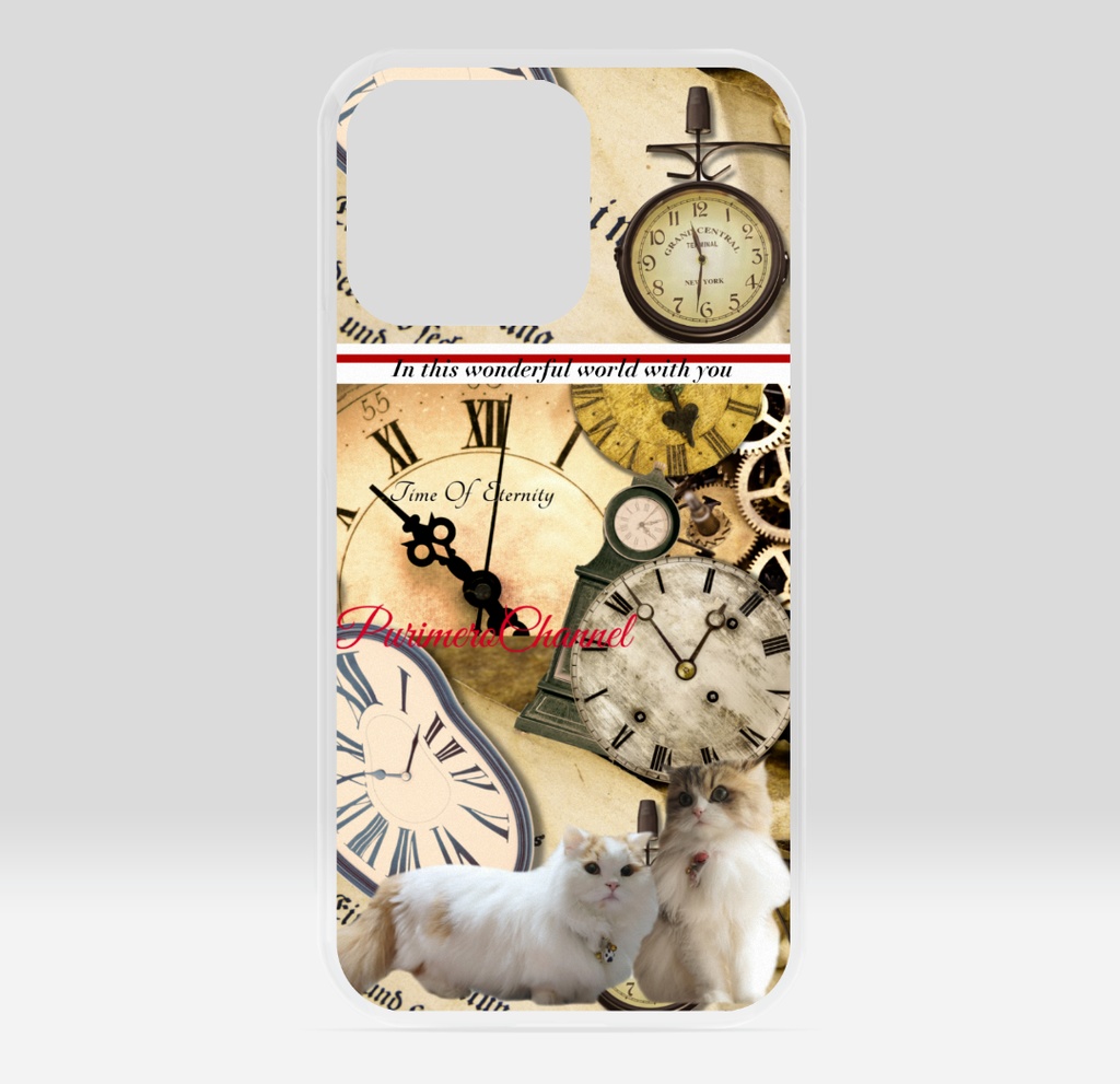 ぷりめろiPhoneケースクリア「Time Of Eternity」iPhone13/13Pro/13ProMAX ※13シリーズ以下ご相談下さい💕