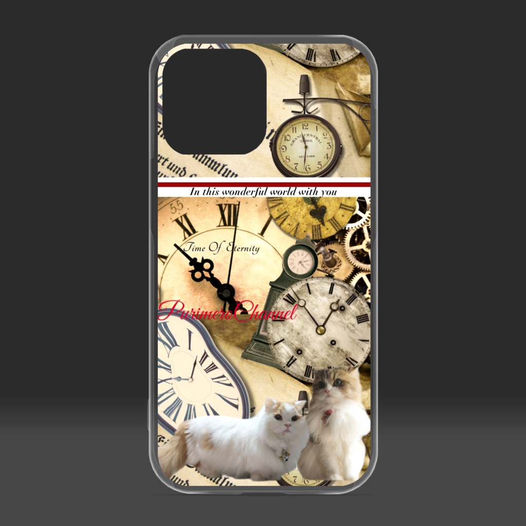 ぷりめろiPhoneケースクリア「Time Of Eternity」iPhone13/13Pro/13ProMAX ※13シリーズ以下ご相談下さい💕